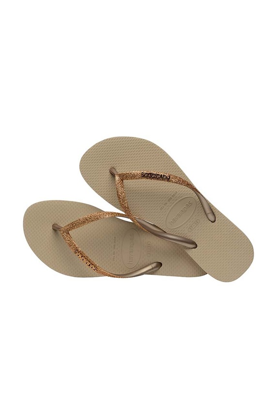 Japonke Havaianas SLIM GLITTER II zlata 4146975.9177