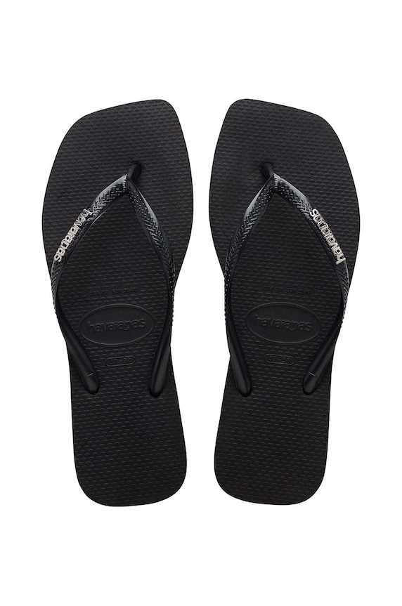 Havaianas flip-flop SQUARE LOGO METALLIC szintetikus fekete 4148257.2976