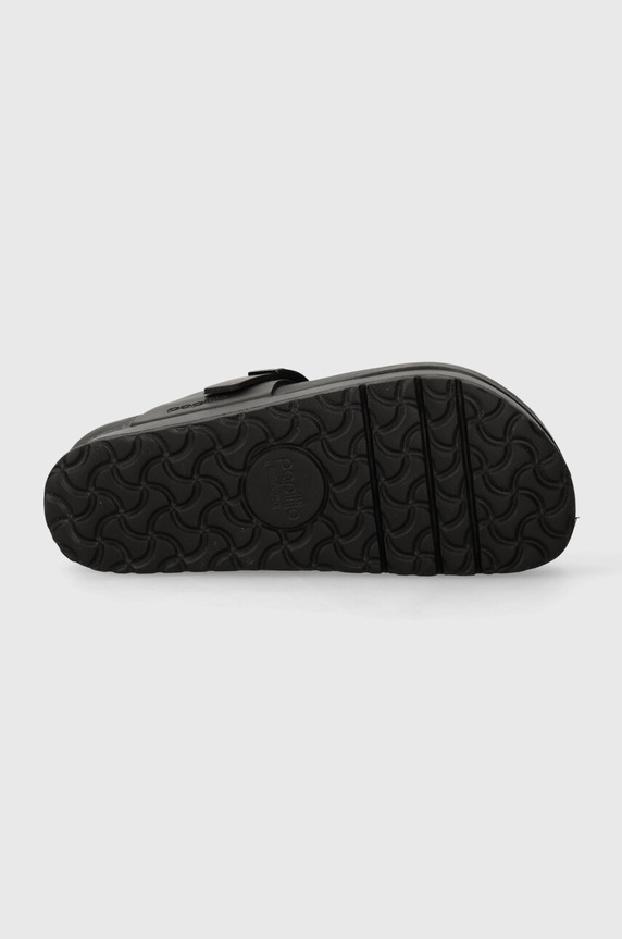 Birkenstock leather flip flops Gizeh Flex Platform 1026874 black