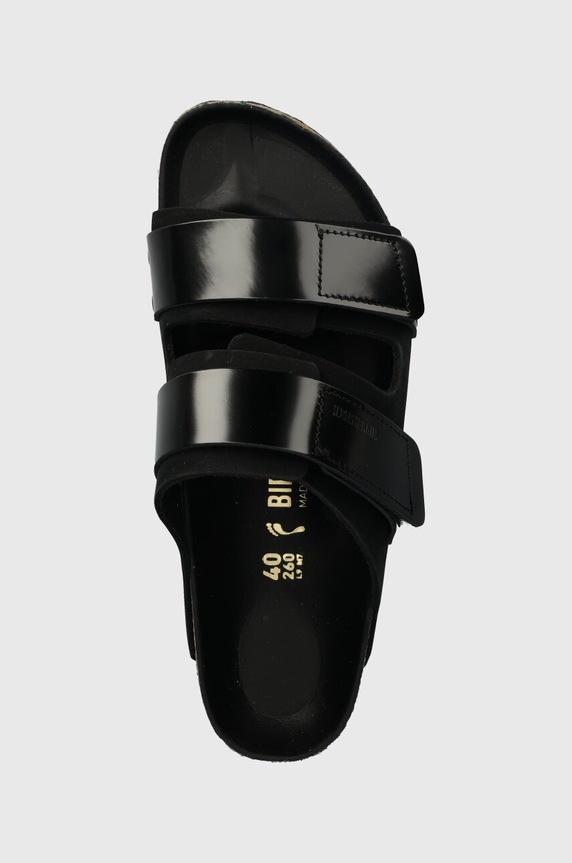 Kožené šľapky Birkenstock Uji čierna 1026570