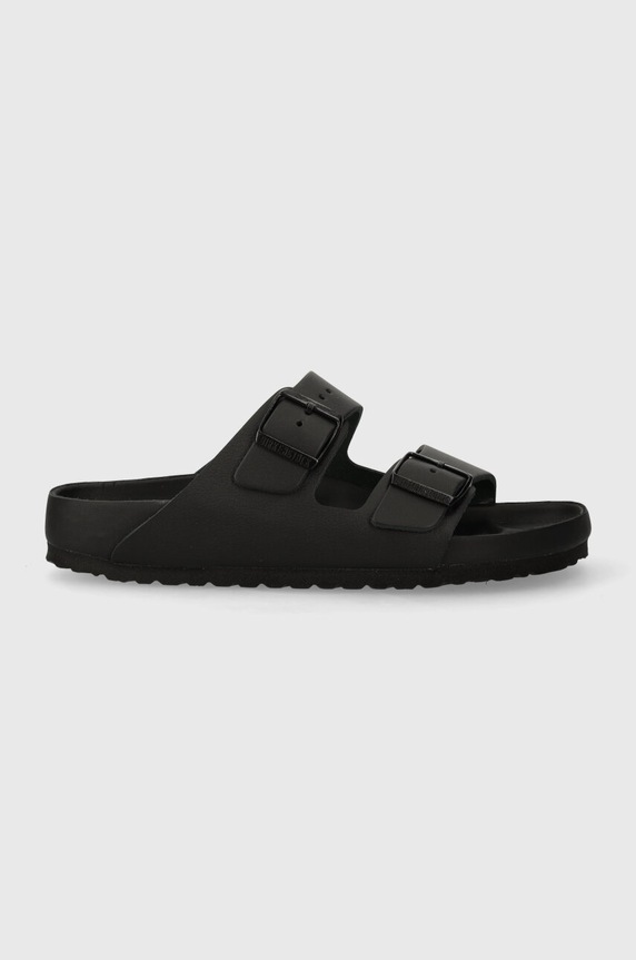 Кожаные шлепанцы Birkenstock Arizona 1026843 чёрный SS24