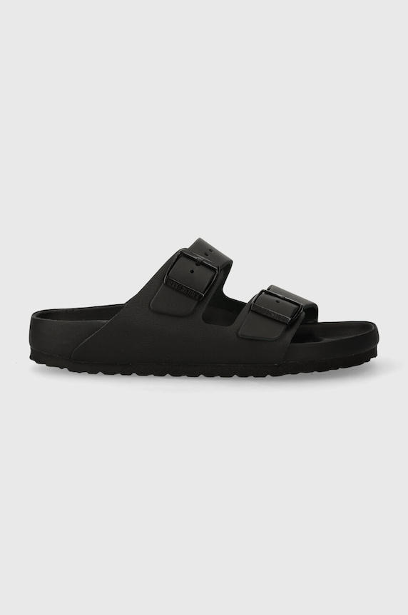 Кожаные шлепанцы Birkenstock Arizona 1026843 чёрный SS24