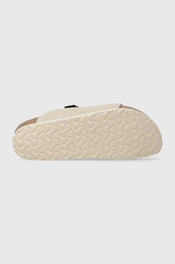 Birkenstock klapki zamszowe Zürich 1026788 beżowy
