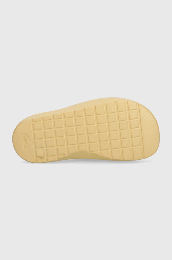 Παντόφλες Lacoste Serve Slide 2.0 47CFA0020 μπεζ