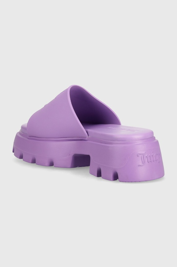 Obuwie Juicy Couture klapki BABY TRACK JCFSAN222042 fioletowy