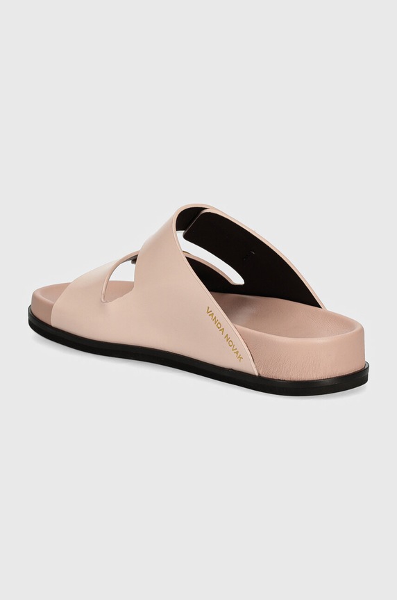 Obuća Dječje kožne natikače Vanda Novak Sandy.Kids.Cristal.Pink roza