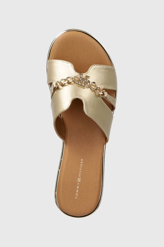 Tommy Hilfiger klapki dziecięce złoty T3A2.33250