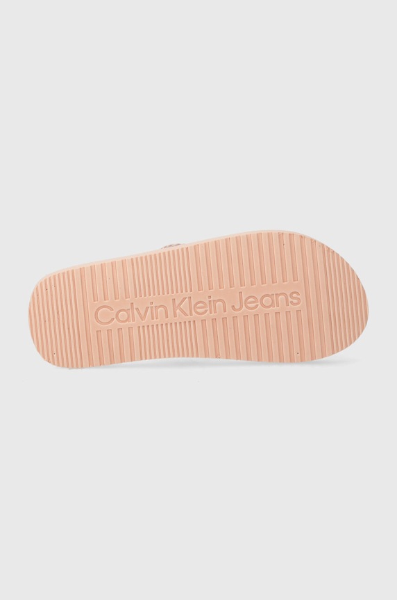 Calvin Klein Jeans gyerek tangapapucs V3A8.80843.30.34 rózsaszín