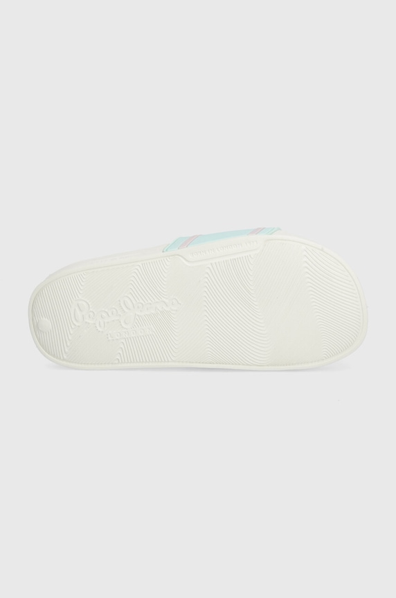 Dječje natikače Pepe Jeans SLIDER LOGO G PGS70061 tirkizna