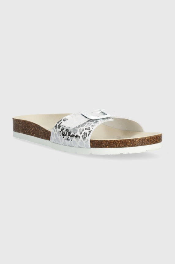 Dječje natikače Pepe Jeans OBAN FUN G PGS80003 srebrna SS24