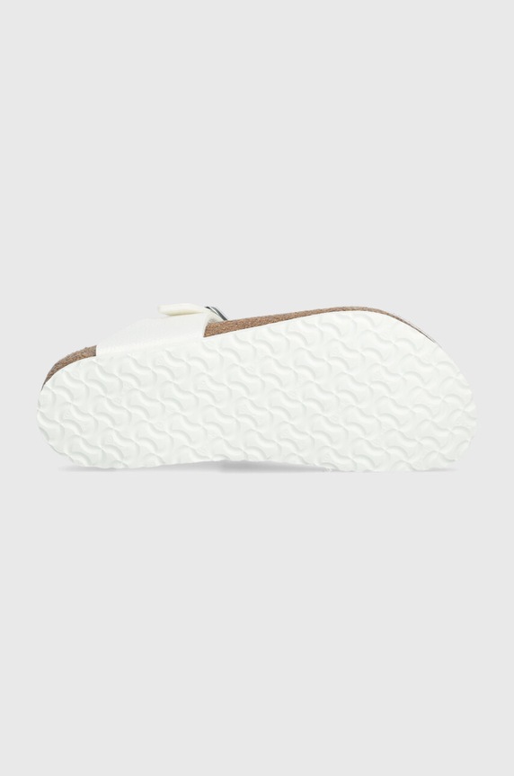 Birkenstock infradito per bambini Gizeh K BF Shiny Lizard 1027260.24.35 bianco