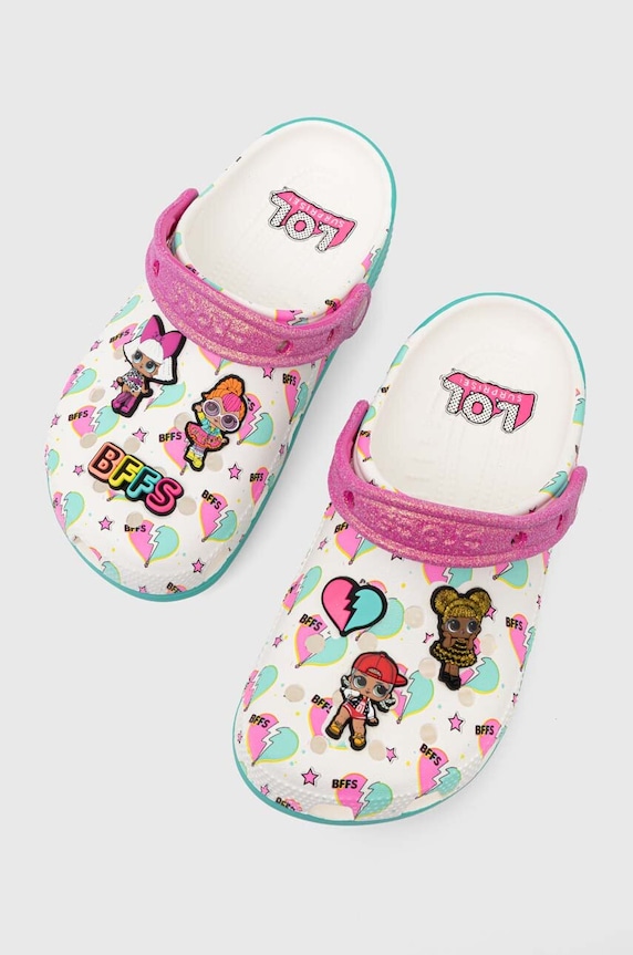 Crocs klapki LOL SURPRISE BFF CLASSIC CLOG Postacie z bajek turkusowy 209466.CROCS.LOL.SURPRI