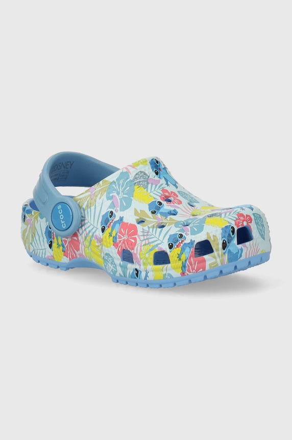 Detské šľapky Crocs STITCH CLASSIC CLOG Rozprávkové postavičky tyrkysová 209471.CROCS.STITCH.CLA