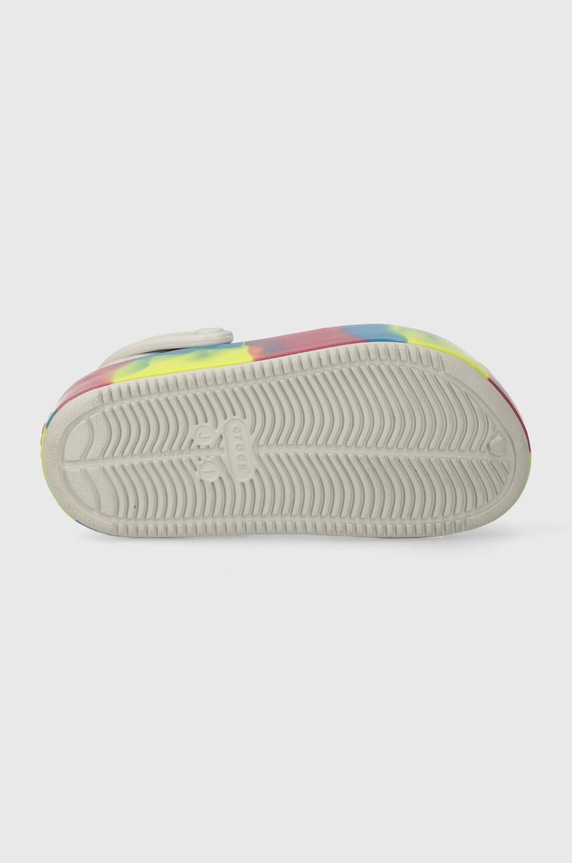 Παιδικές παντόφλες Crocs OFF COURT GLITTER BAND CLOG 209714.CROCS.OFF.COURT. γκρί