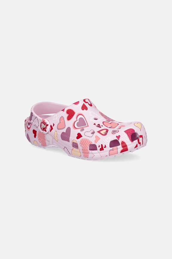 Crocs klapki CLASSIC VDAY CLOG różowy 209754.CROCS.CLASSIC.VD