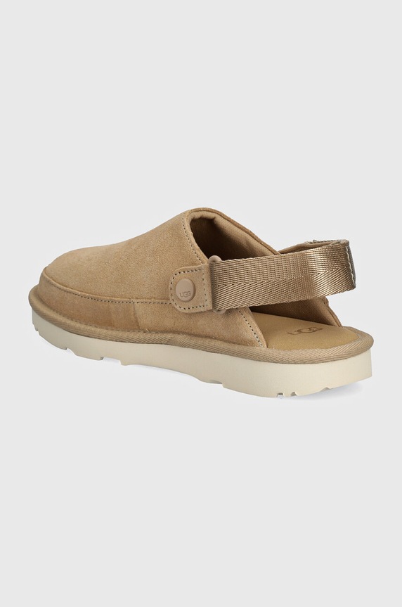 Chlapec Detské semišové papuče UGG GOLDENSTAR CLOG 1159770K béžová