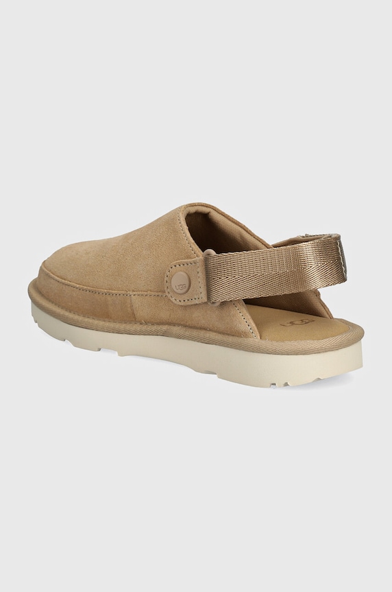 Chlapec Detské semišové papuče UGG GOLDENSTAR CLOG 1159770K béžová