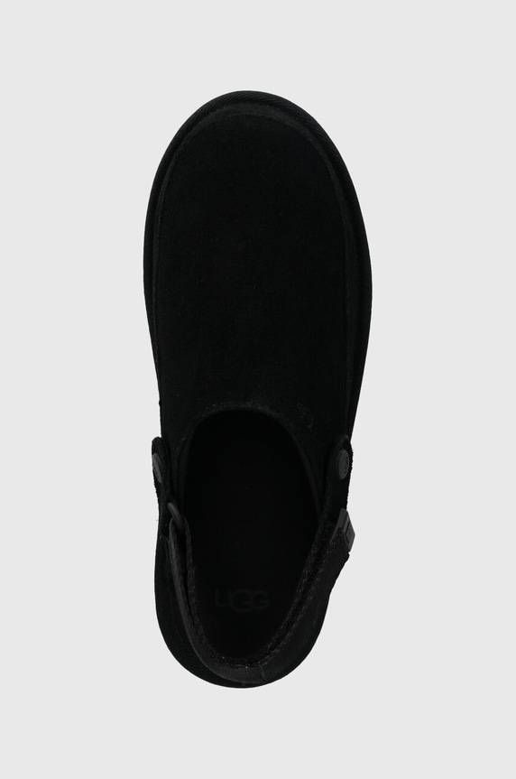 Detské semišové papuče UGG GOLDENSTAR CLOG čierna 1159770K