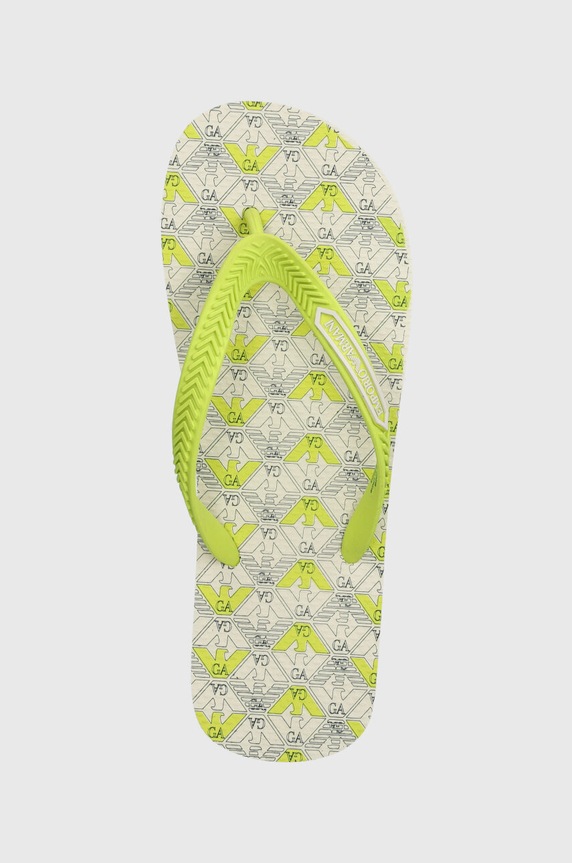 Emporio Armani flip-flop zöld XYQS02.XOZ23