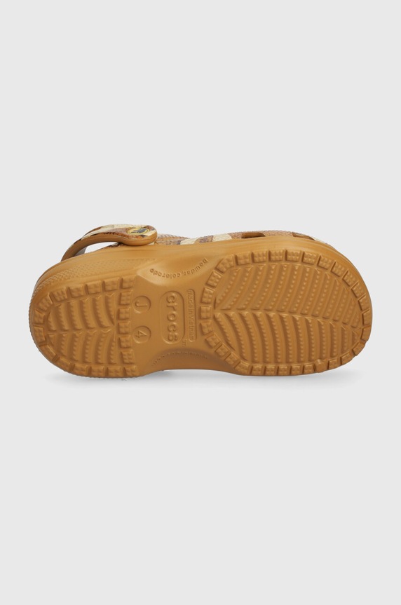 Dječje natikače Crocs JURASSIC WORLD CLASSIC CLOG 208808.CROCS.JURASSIC.W smeđa
