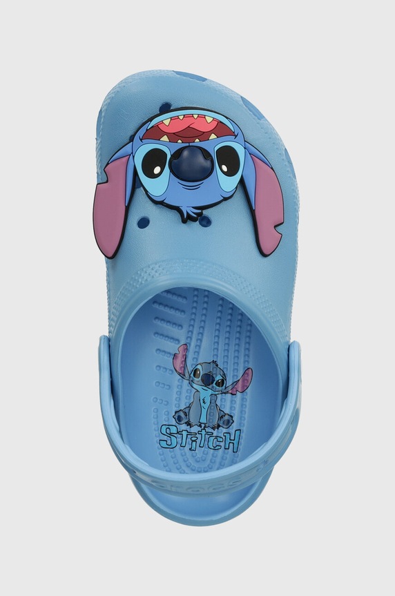 Crocs klapki dziecięce STITCH CLASSIC CLOG turkusowy 209464.CROCS.STITCH.CLA