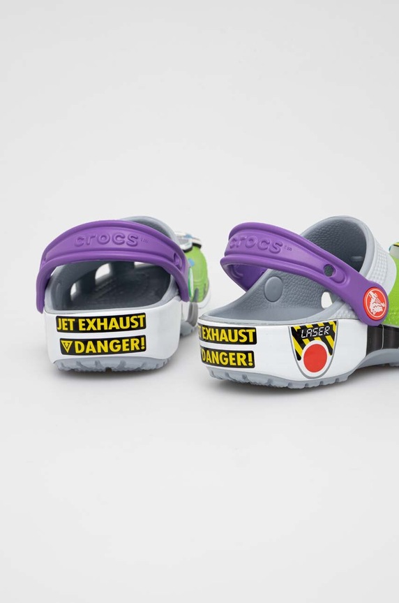 Παιδικές παντόφλες Crocs TOY STORY BUZZ CLASSIC CLOG πράσινο 209857.CROCS.TOY.STORY.