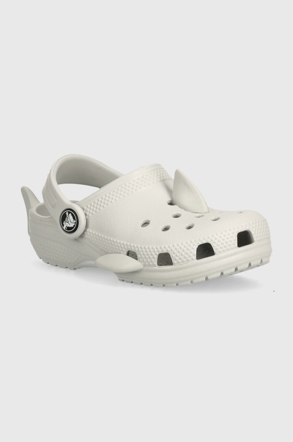 Crocs klapki dziecięce Classic IAM Shark Clog szary 210014.Classic.IAM.Shar