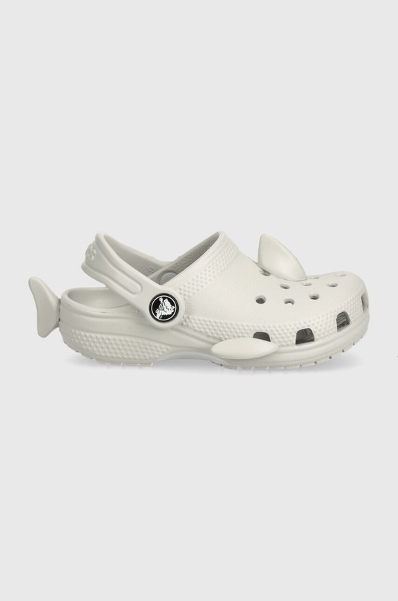 Crocs klapki dziecięce Classic IAM Shark Clog 210014.Classic.IAM.Shar szary SS24