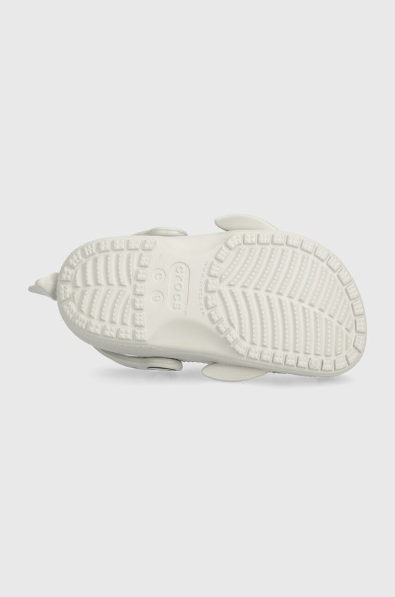 Crocs klapki dziecięce Classic IAM Shark Clog 210014.Classic.IAM.Shar szary