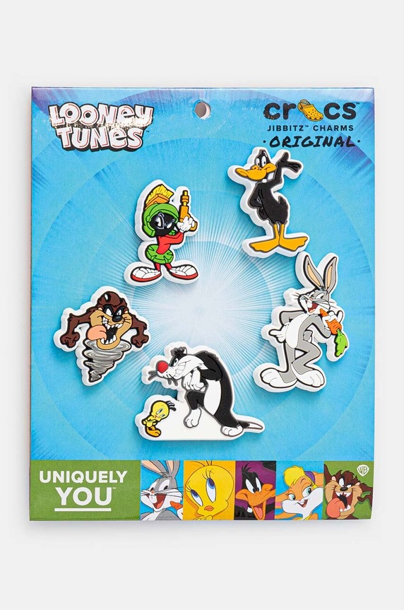 Dječji bedževi za obuću Crocs x Looney Tunes 5-pack Likovi iz crtića šarena Looney.Tunes.5pck