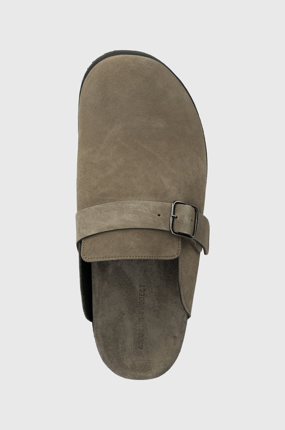 GARMENT PROJECT papuci din piele Blake Clog gri GPF2550.260