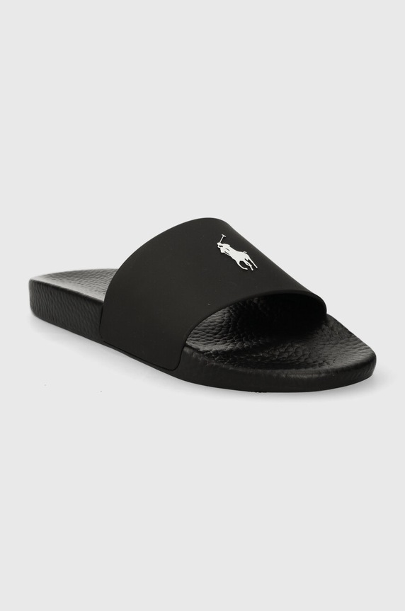Polo Ralph Lauren papuci Polo Slide 809852071011.001 negru SS26