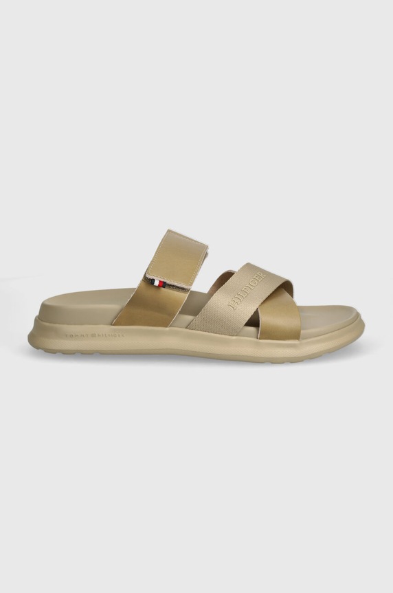 Tommy Hilfiger slapi de piele D DENSITY MIX SANDAL FM0FM05004 bej SS24