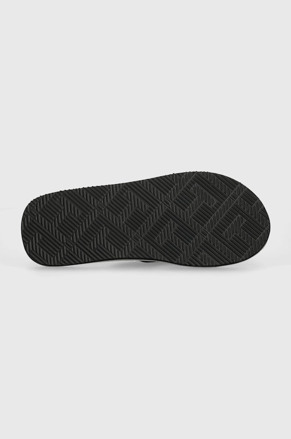 Žabky Tommy Hilfiger LEATHER BEACH SANDAL FM0FM05027 černá