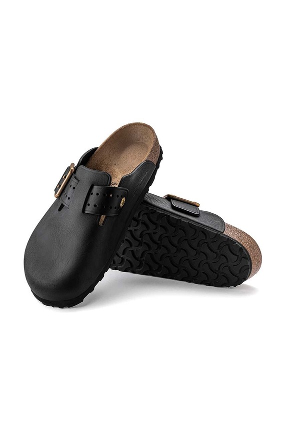 Birkenstock klapki skórzane Boston Bold Gap 1022577