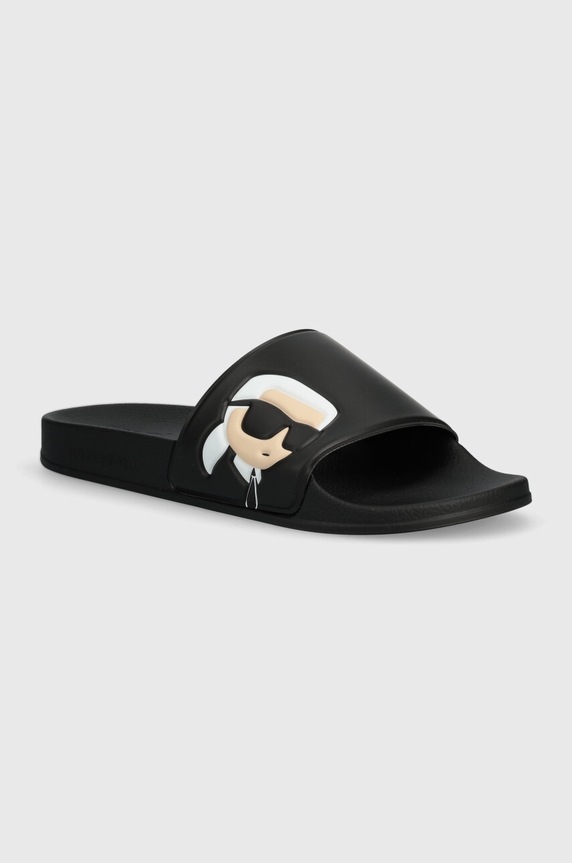 Karl Lagerfeld papuci KONDO negru KL70005N.V00