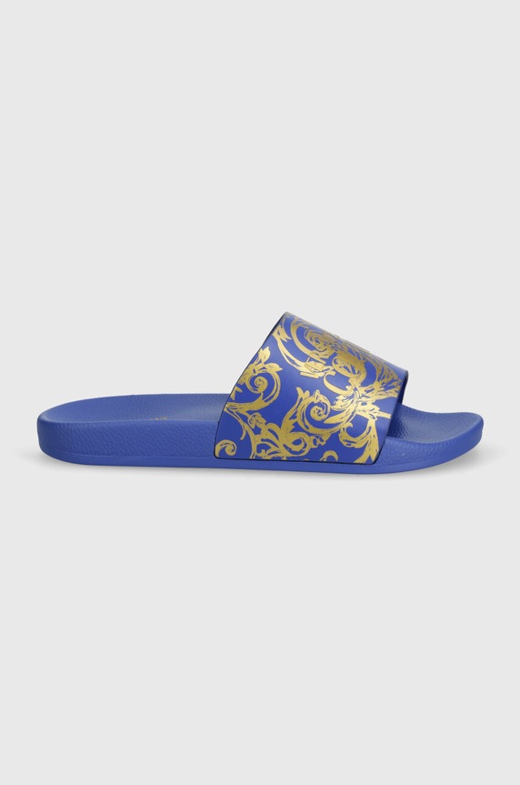 Natikači Versace Jeans Couture Slide 76YA3SQ4.ZS365.PX2 modra SS24