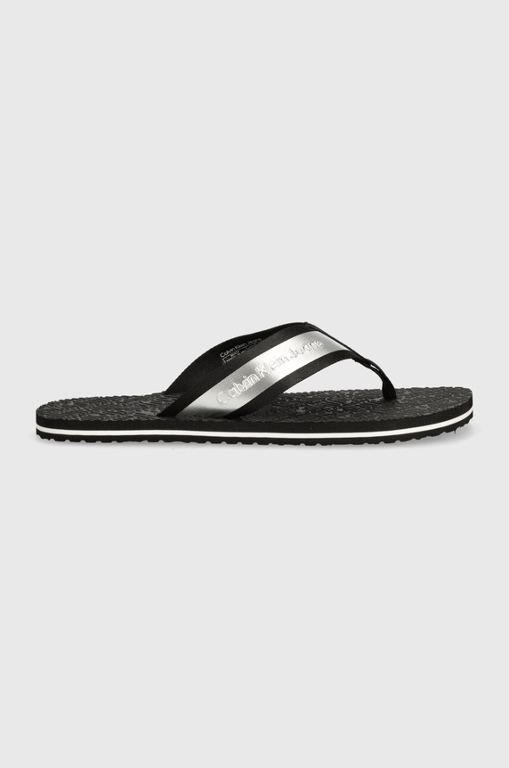 Calvin Klein Jeans flip-flop BEACH SANDAL IN MET YM0YM00950 fekete SS24