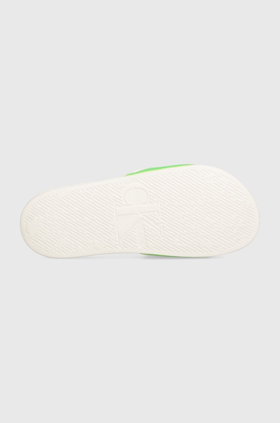 Calvin Klein Jeans klapki SLIDE NEOPRENE SNAP YM0YM00960 biały