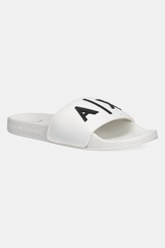 Šľapky Armani Exchange biela XUP001.XV820.K488