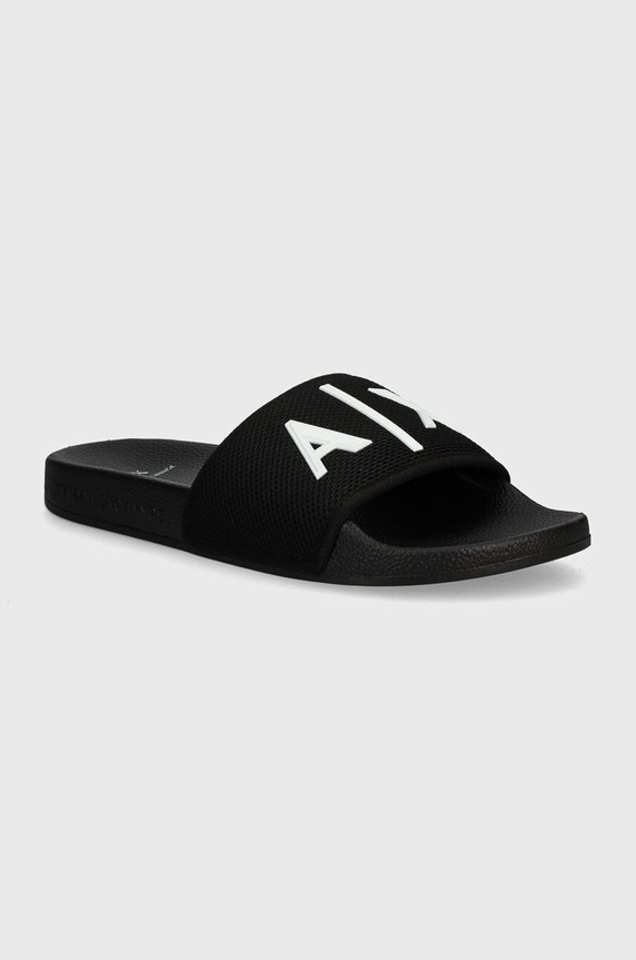 Šľapky Armani Exchange čierna XUP001.XV820.S277