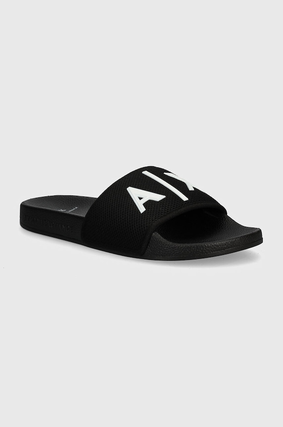 Šľapky Armani Exchange čierna XUP001.XV820.S277