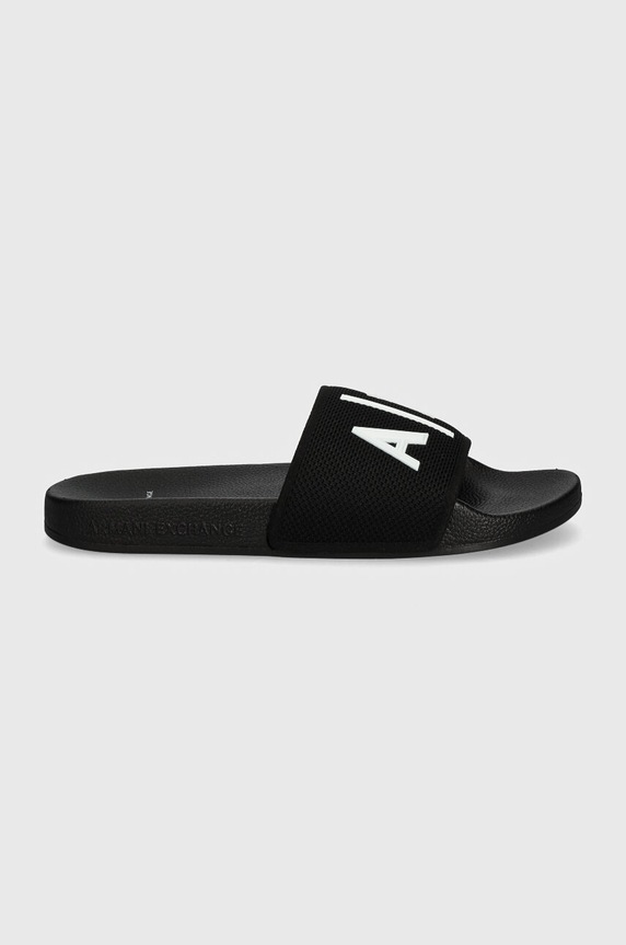 Šľapky Armani Exchange XUP001.XV820.S277 čierna SS26