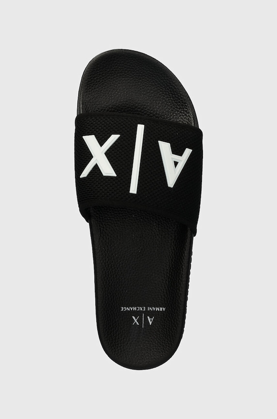 Šľapky Armani Exchange čierna XUP001.XV820.S277