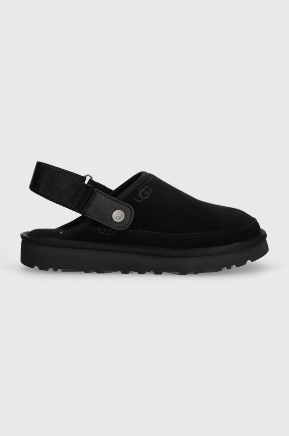 Semišové papuče UGG Goldencoast Clog černá 1142172.BLK