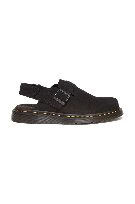Sandale od brušene kože Dr. Martens Jorge II crna DM31563001
