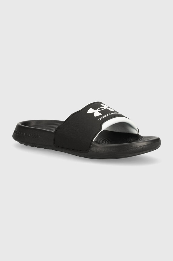 Šľapky Under Armour Ignite Select imitácia kože čierna 3027219