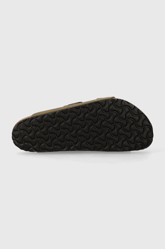 Birkenstock klapki nubukowe Arizona 1027022 zielony