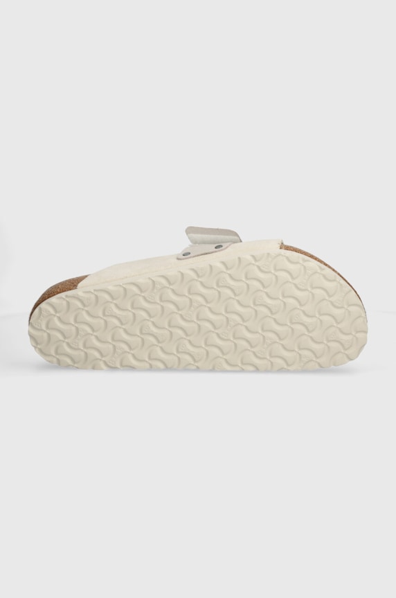 Birkenstock klapki zamszowe Kyoto 1024535 biały