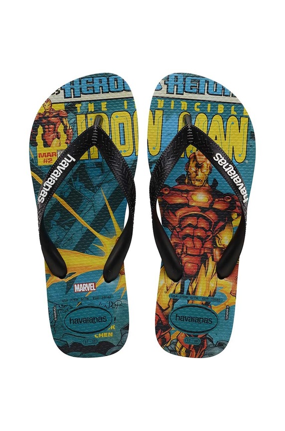 Σαγιονάρες Havaianas TOP MARVEL μαύρο 4147012.5266M